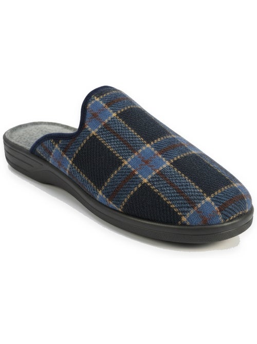 Ozabi pantoufles mules homme fabriquées en espagne, tige jacquard écossais - Kiabi Ozabi pantoufles mules homme fabriquées en espagne, tige jacquard écossais - Kiabi