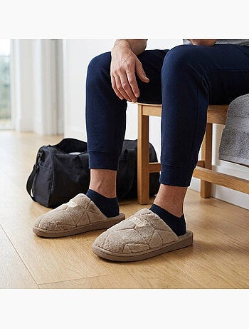 Ozabi pantoufles ouvertes homme, style sport, semelle caoutchouc antidérapante