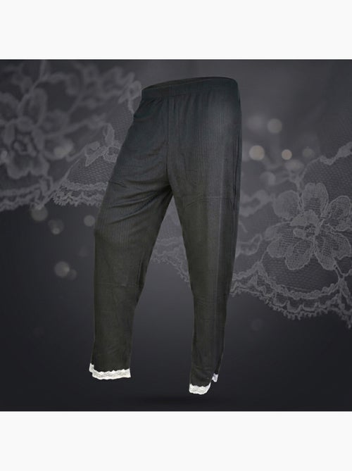 OZABI Pyjama Femme Long Boutonné Dentelle Tissu Ultra Léger - Kiabi OZABI Pyjama Femme Long Boutonné Dentelle Tissu Ultra Léger - Kiabi