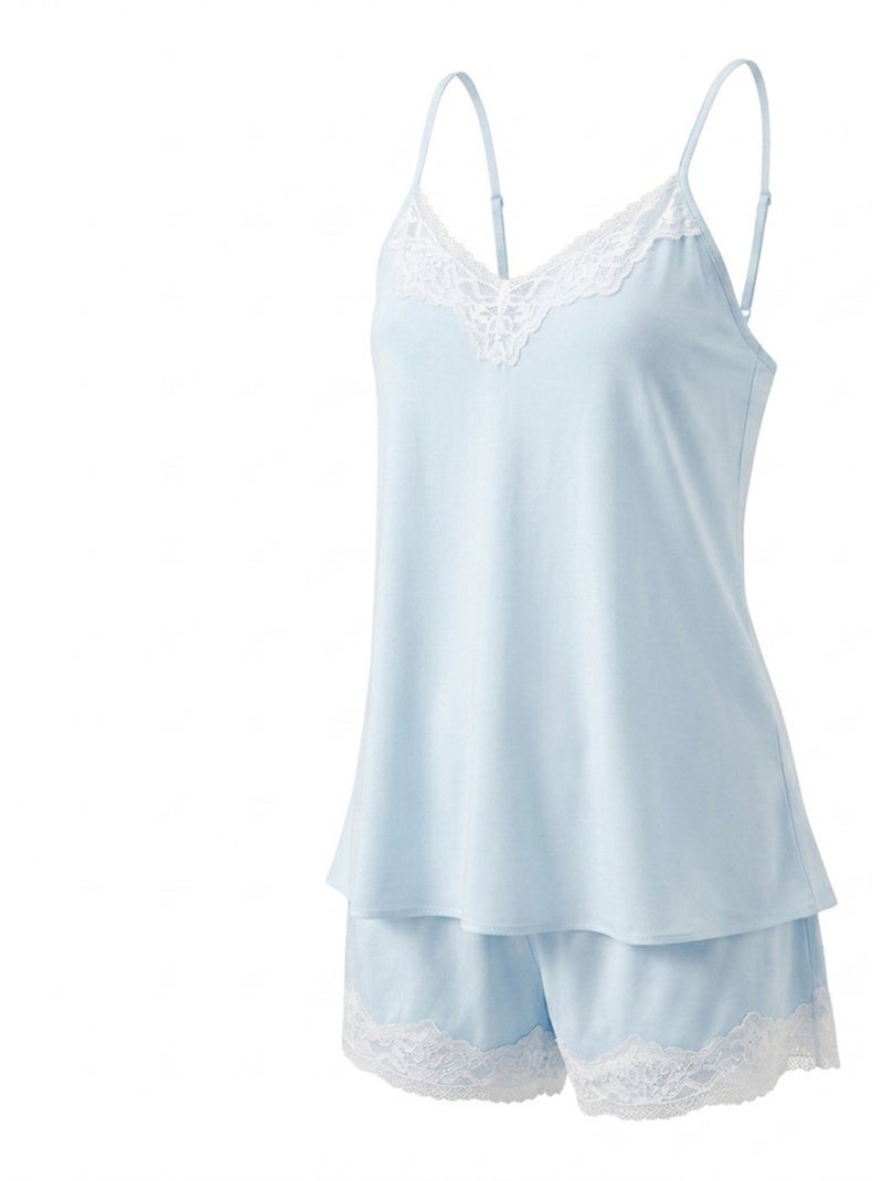 ozabi-pyjama-femme-viscose-d-bardeur-col-v-dentelle-toucher-doux-bleu