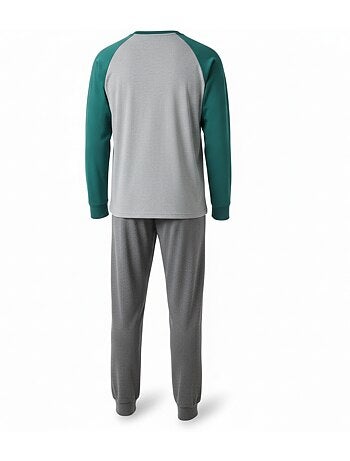 Ozabi pyjama homme doublé polaire broderie new york city