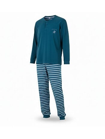 Ozabi pyjama homme doublé polaire écusson brodé
