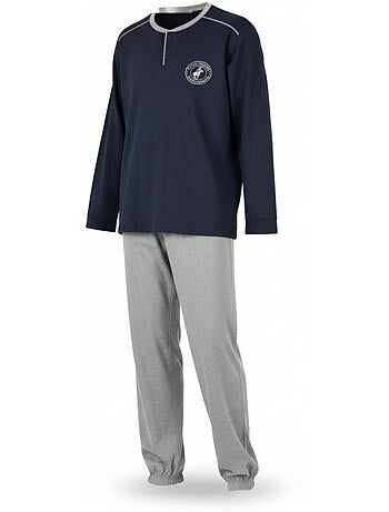 Ozabi pyjama homme doublé polaire écusson brodé