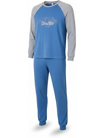 Ozabi pyjama homme doublé polaire raglan brodé