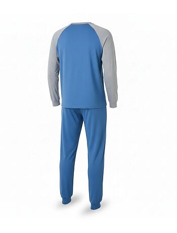 Ozabi pyjama homme doublé polaire raglan brodé