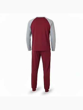 Ozabi pyjama homme doublé polaire raglan brodé