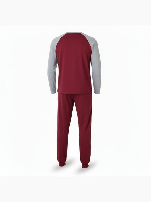 Ozabi pyjama homme doublé polaire raglan brodé - Kiabi Ozabi pyjama homme doublé polaire raglan brodé - Kiabi
