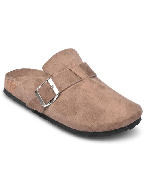 Ozabi sabot fermé enfant suédine - boucle métal - doublure velours - Kiabi Ozabi sabot fermé enfant suédine - boucle métal - doublure velours - Kiabi