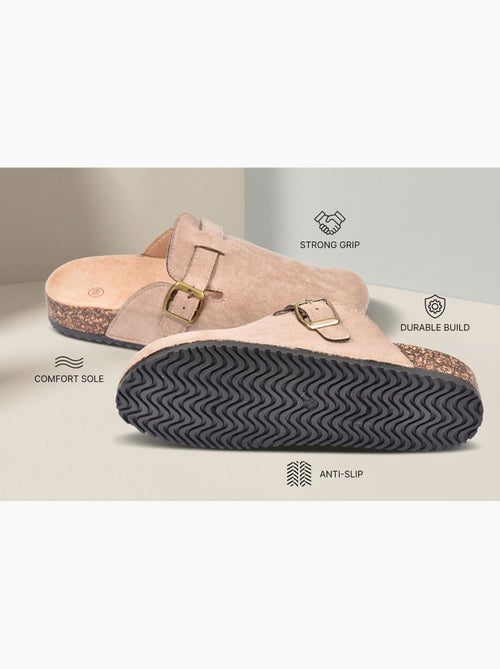 OZABI Sabots femme confort boucle ajustable semelle liège - Kiabi
