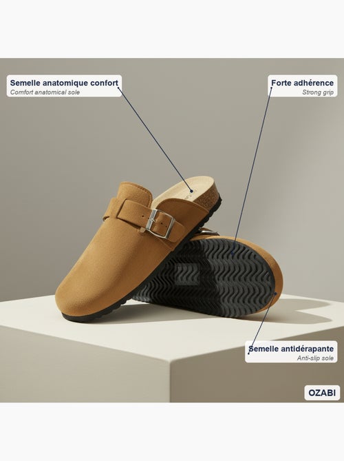 Ozabi sabots femme confort boucle ajustable semelle liège - Kiabi Ozabi sabots femme confort boucle ajustable semelle liège - Kiabi