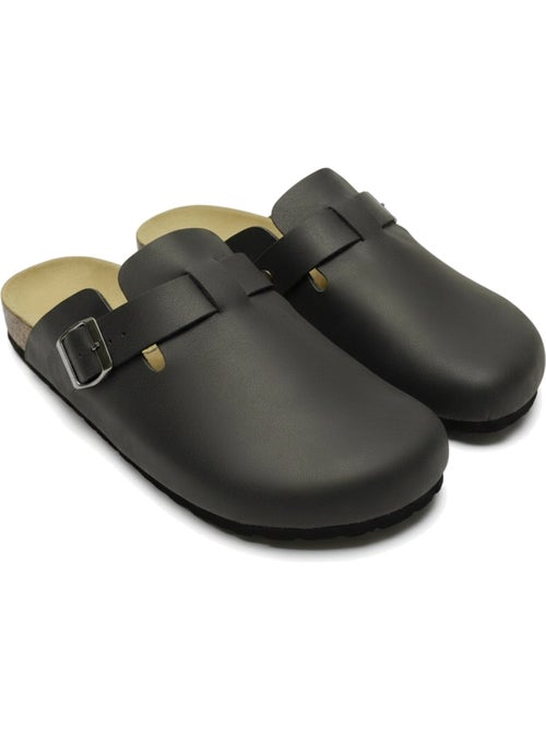 Ozabi sabots homme cuir synthétique boucle ajustable semelle liège - Kiabi Ozabi sabots homme cuir synthétique boucle ajustable semelle liège - Kiabi