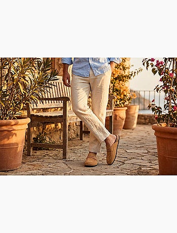 OZABI Sabots Homme Mule Fermée Confort Nubuck