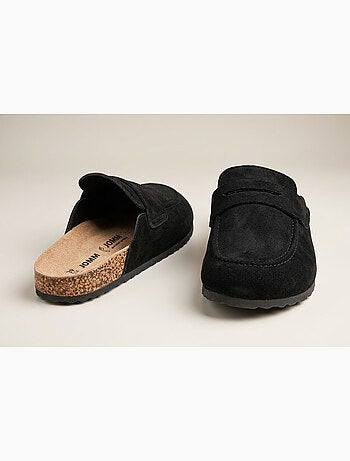 OZABI Sabots Homme Mule Fermée Confort Nubuck