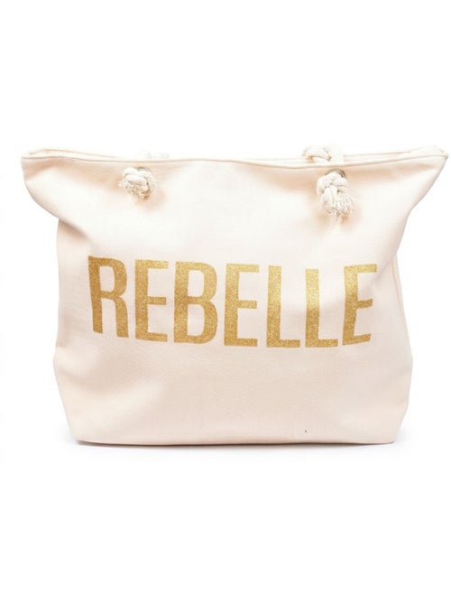 OZABI Sac de Plage Femme Jute Synthétique – Message Pailleté – Cordage - Kiabi OZABI Sac de Plage Femme Jute Synthétique – Message Pailleté – Cordage - Kiabi