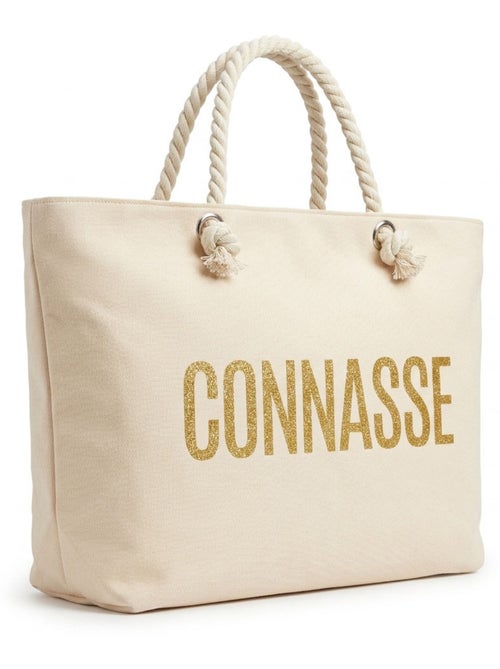 OZABI Sac de Plage Femme Jute Synthétique – Message Pailleté – Cordage - Kiabi OZABI Sac de Plage Femme Jute Synthétique – Message Pailleté – Cordage - Kiabi