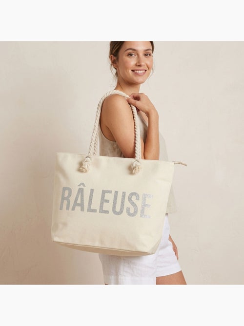 OZABI Sac de Plage Femme Jute Synthétique – Message Pailleté – Cordage - Kiabi OZABI Sac de Plage Femme Jute Synthétique – Message Pailleté – Cordage - Kiabi