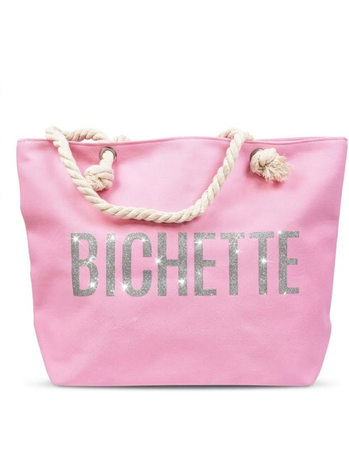 OZABI Sac de Plage Femme Jute Synthétique – Message Pailleté – Cordage - Kiabi OZABI Sac de Plage Femme Jute Synthétique – Message Pailleté – Cordage - Kiabi