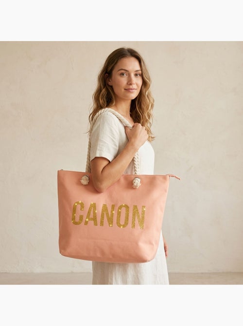 OZABI Sac de Plage Femme Jute Synthétique – Message Pailleté – Cordage - Kiabi OZABI Sac de Plage Femme Jute Synthétique – Message Pailleté – Cordage - Kiabi