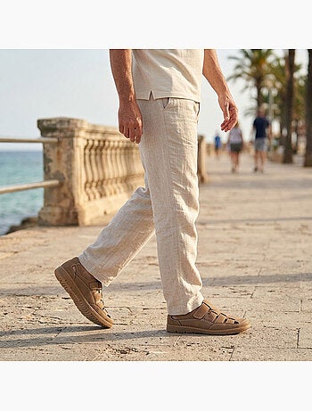 OZABI Sandales fermees homme confort ete aerées