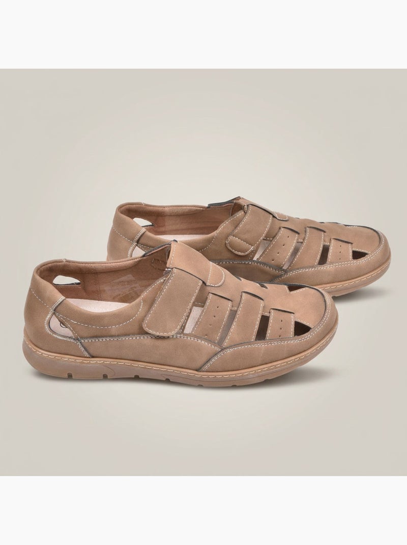 OZABI Sandales fermees homme confort ete aerées Camel - Kiabi