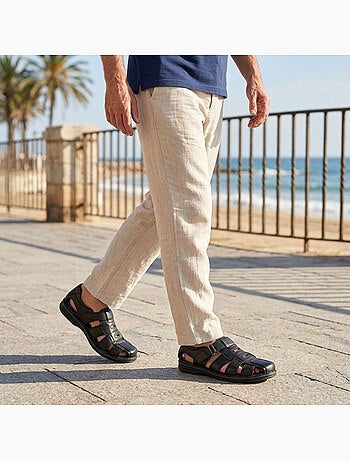 OZABI Sandales fermees homme confort ete aerées