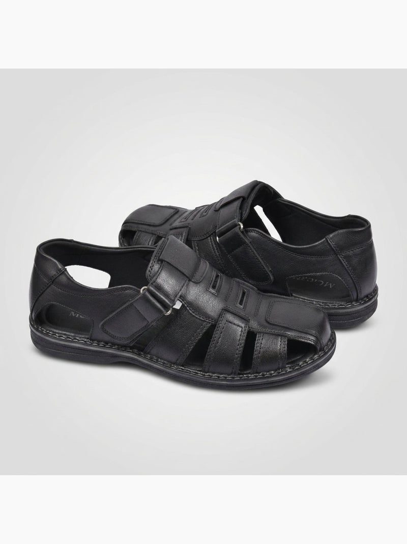 OZABI Sandales fermees homme confort ete aerées Noir - Kiabi
