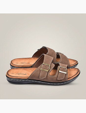 OZABI Sandales homme boucles réglables confort été