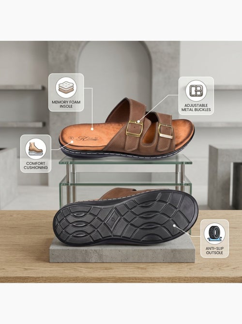 OZABI Sandales homme boucles réglables confort été - Kiabi
