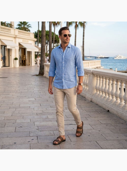 OZABI Sandales homme boucles réglables confort été - Kiabi