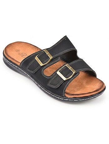 OZABI Sandales homme boucles réglables confort été