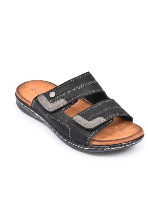OZABI Sandales homme confort double scratch semelle memoire de forme - Kiabi