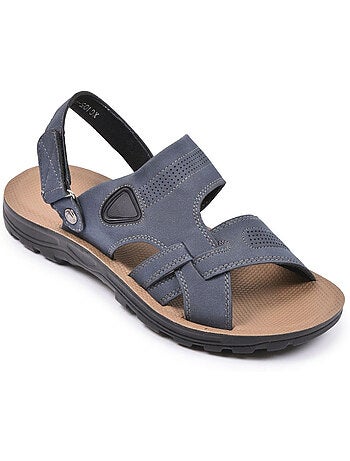 OZABI Sandales Homme Confort Semelle Souple Antiderapante Scratch