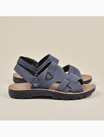 OZABI Sandales Homme Confort Semelle Souple Antiderapante Scratch