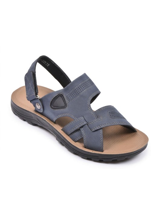 OZABI Sandales Homme Confort Semelle Souple Antiderapante Scratch - Kiabi OZABI Sandales Homme Confort Semelle Souple Antiderapante Scratch - Kiabi