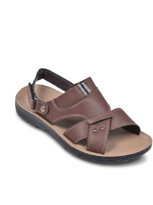 OZABI Sandales Homme Confort Semelle Souple Antiderapante Scratch - Kiabi OZABI Sandales Homme Confort Semelle Souple Antiderapante Scratch - Kiabi