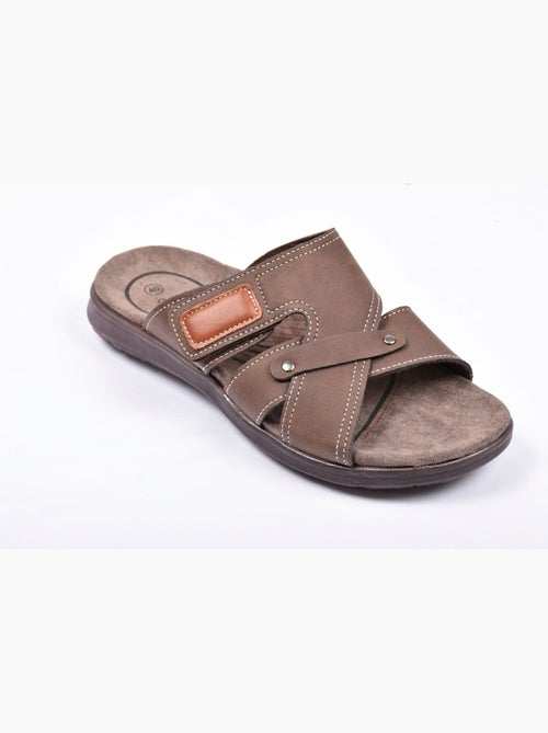 OZABI Sandales homme croisées confort scratch été - Kiabi