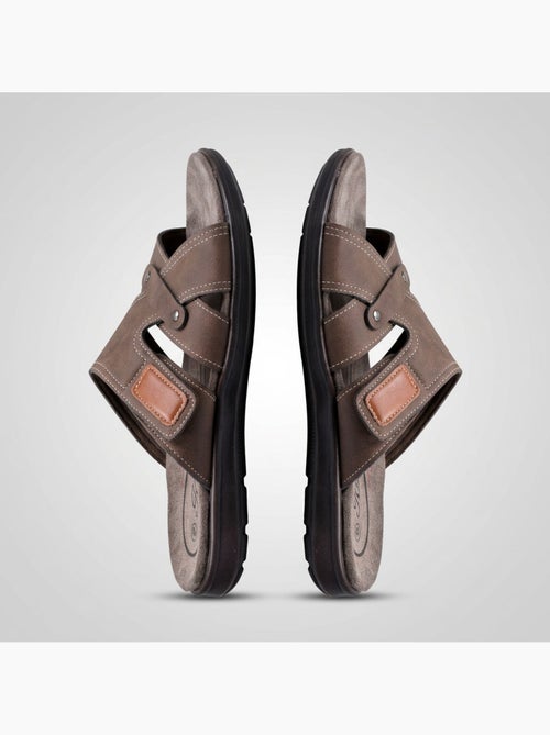 OZABI Sandales homme croisées confort scratch été - Kiabi