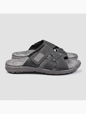 OZABI Sandales homme croisées confort scratch été