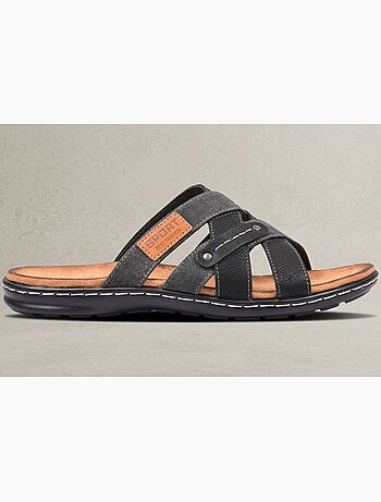 OZABI Sandales homme sangles croisées confort mémoire de forme
