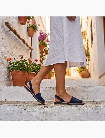 OZABI Sandales Menorquines Cuir Véritable Espagne