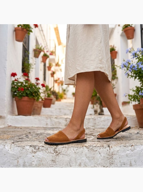 OZABI Sandales Menorquines Cuir Véritable Espagne - Kiabi