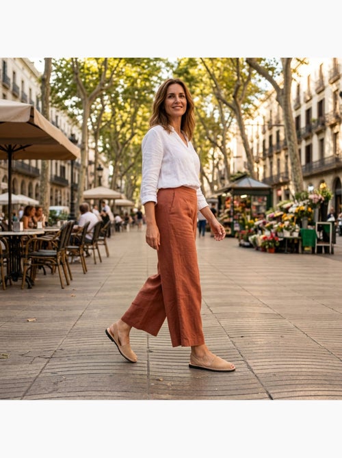 OZABI Sandales Menorquines Cuir Véritable Espagne - Kiabi