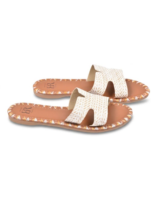 OZABI Sandales Slide H Tressage Vacances 2 Coloris - Kiabi