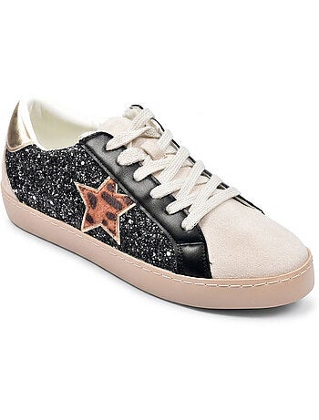 OZABI Sneakers Étoile Femme Glitter Plateforme MMXXIV