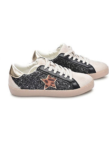 OZABI Sneakers Étoile Femme Glitter Plateforme MMXXIV