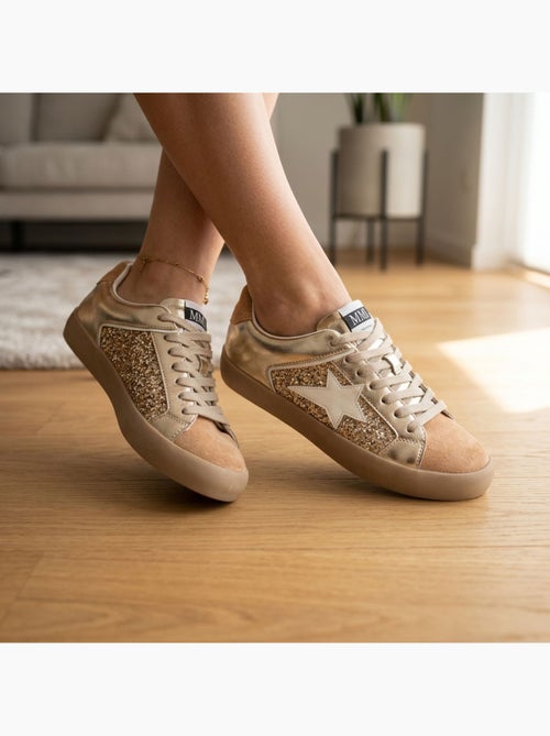 OZABI Sneakers Glitter Femme Étoile Plateforme MMXXIV - Kiabi OZABI Sneakers Glitter Femme Étoile Plateforme MMXXIV - Kiabi