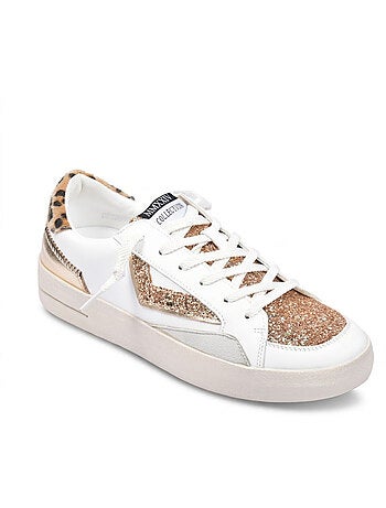 OZABI Sneakers Léopard Glitter Femme Plateforme MMXXIV
