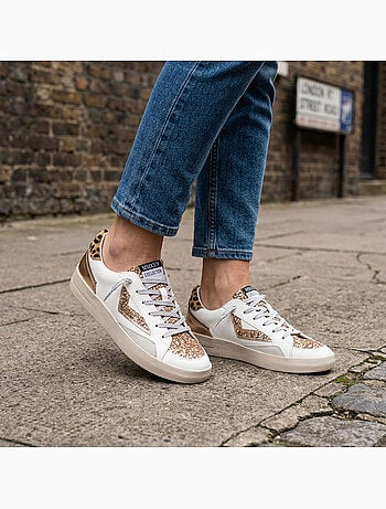 OZABI Sneakers Léopard Glitter Femme Plateforme MMXXIV