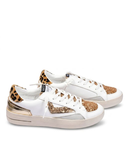 OZABI Sneakers Léopard Glitter Femme Plateforme MMXXIV - Kiabi OZABI Sneakers Léopard Glitter Femme Plateforme MMXXIV - Kiabi