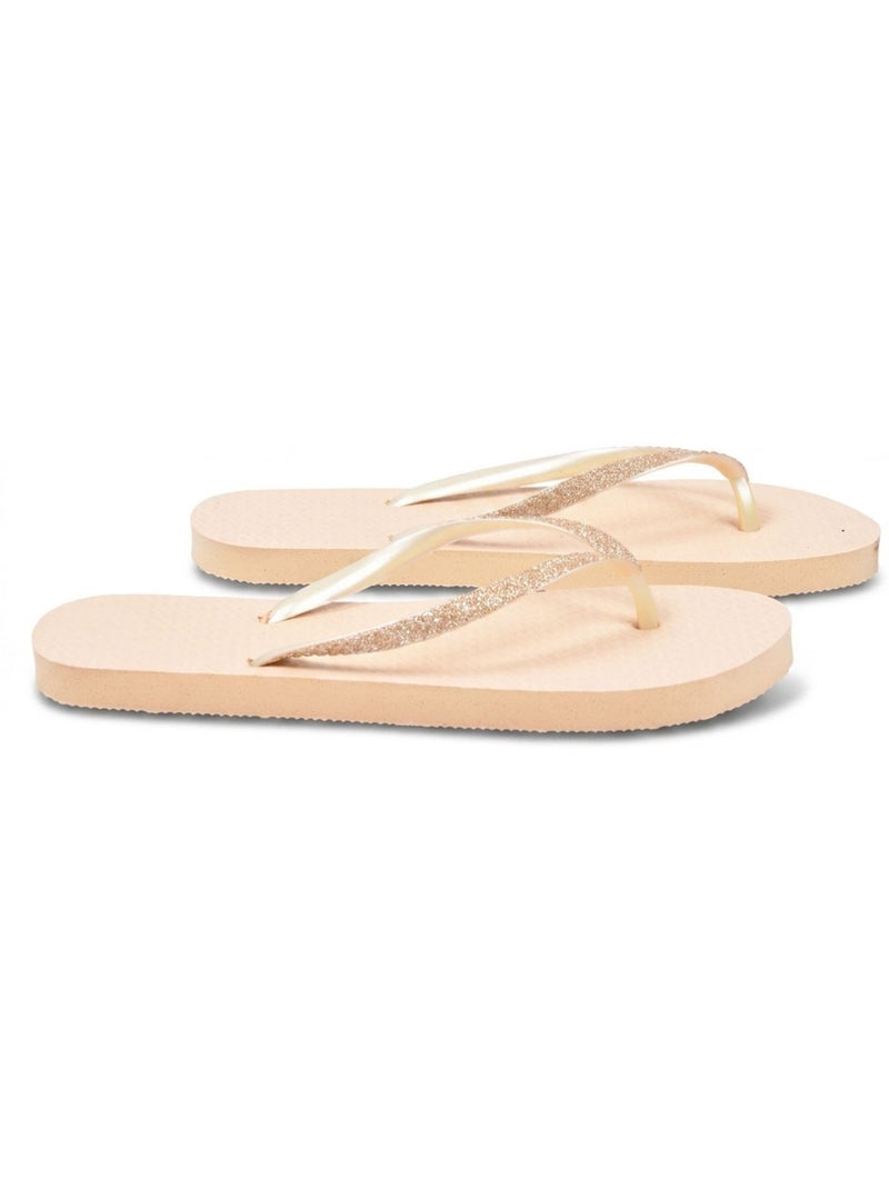 OZABI Tong Glitter Interdigitale 7 Coloris Beige - Kiabi